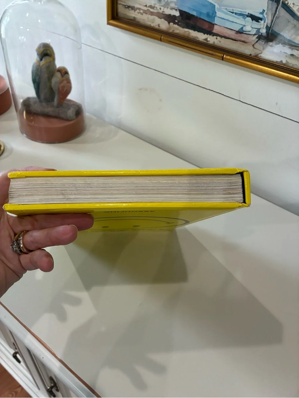 ✨ Brighten up your home with this stunning, vibrant yellow Assouline pop-culture